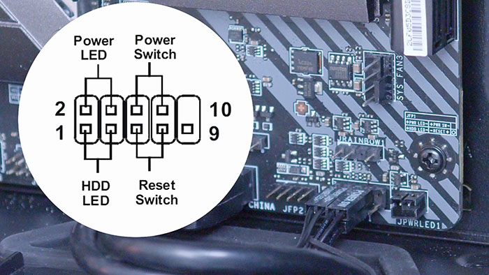 Front Panel Power - PC Building Checklist