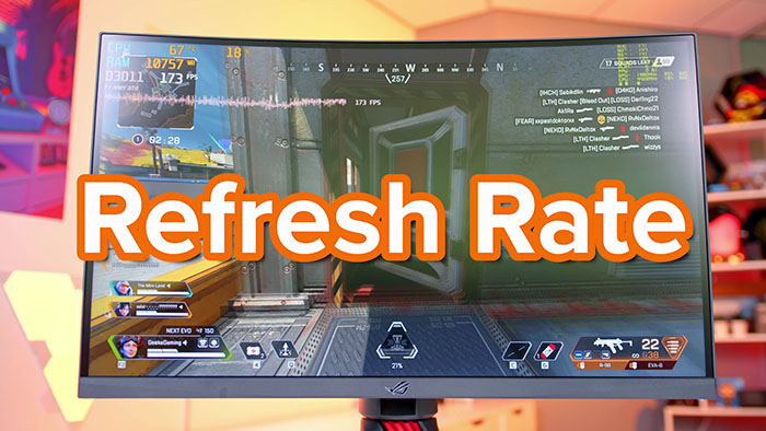 How to Choose the Best Gaming Monitor - Refresh Rate