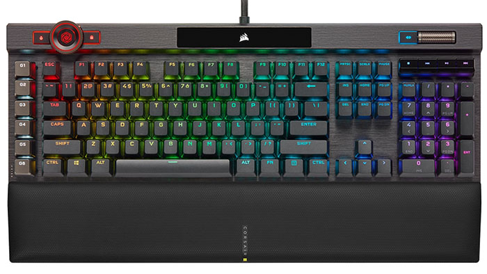 Corsair K100 RGB Keyboard - Best Gaming Keyboards 2022