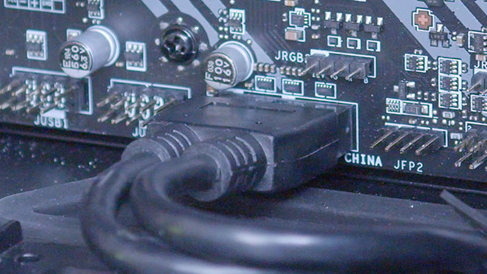 USB 3 Connector After - How to Plug In Front Panel Connectors