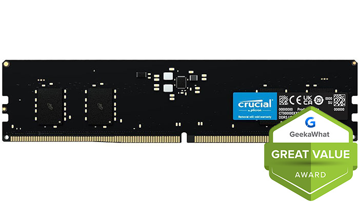 Crucial DDR5 Kit Great Value Award
