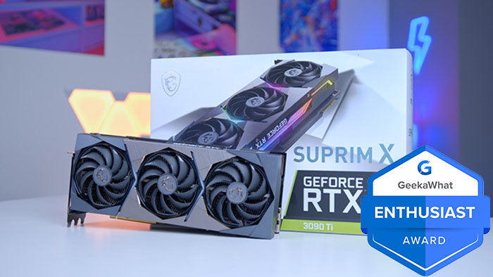 RTX 3090Ti Enthusiast Award - GeekaWhat RTX 3090Ti Enthusiast Award