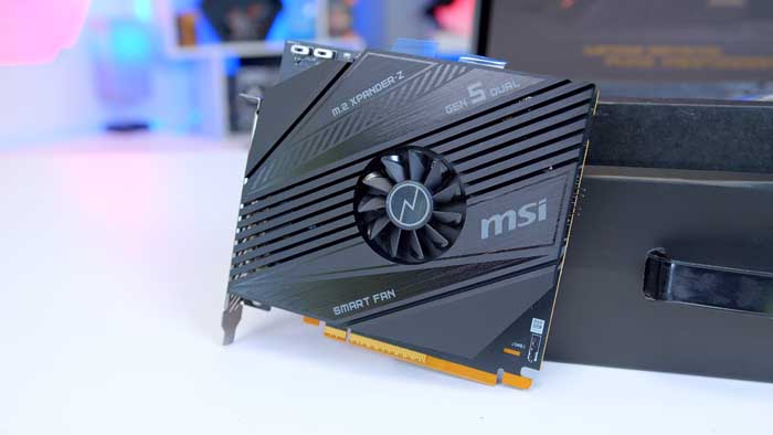 MSI MEG X670E ACE M.2 XPANDER Gen5 Dual Card