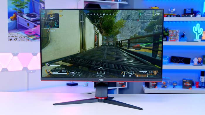 AOC Monitor Angled