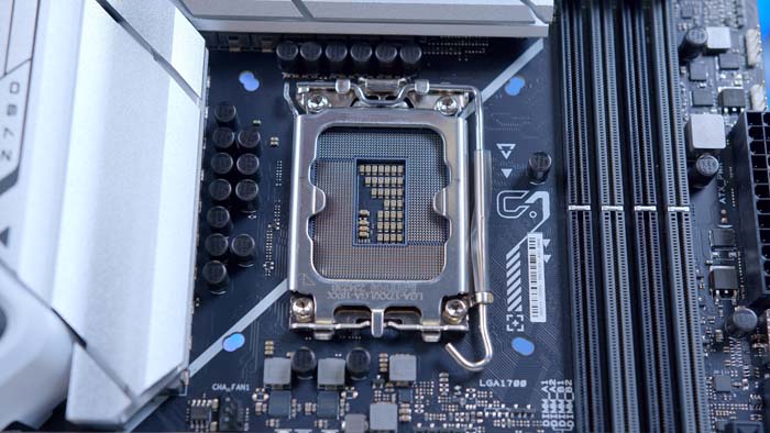 ASUS Prime Z790-A CPU Socket Cover Off