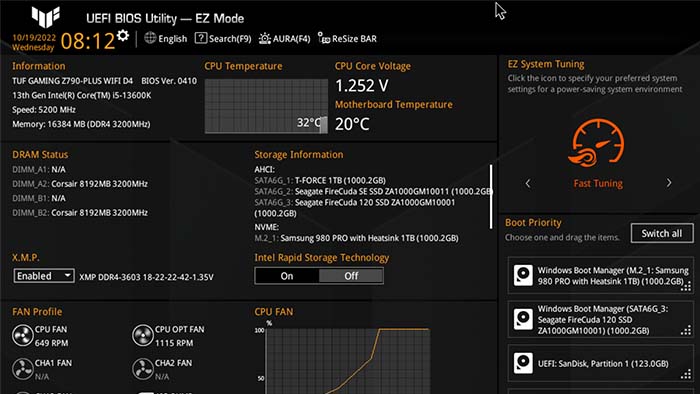 ASUS TUF Z790 EZ Mode