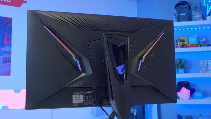 Gigabyte AORUS FI27Q-X Rear