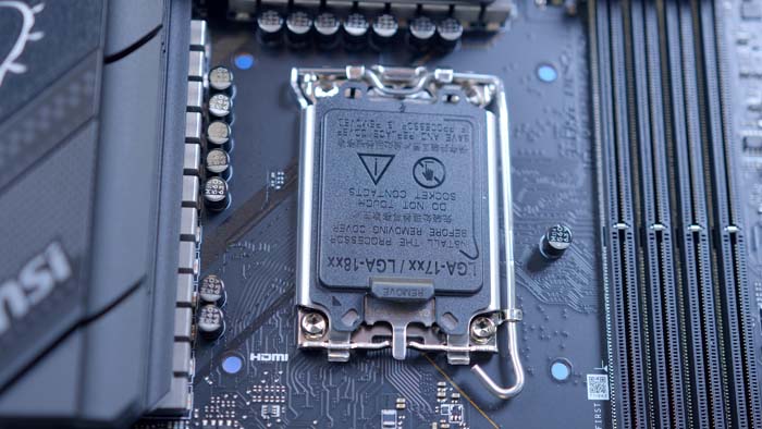 MSI Z790 Carbon WiFi CPU Socket