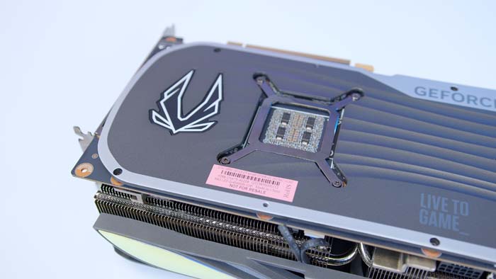 Zotac 4090 Backplate Wide