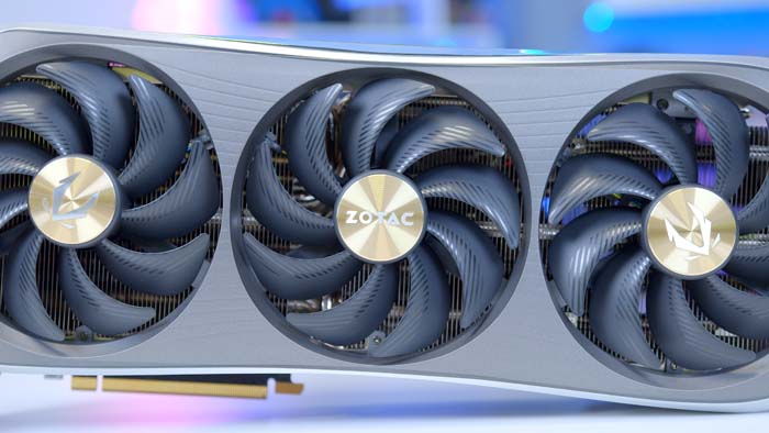 Zotac 4090 Fan Close Up