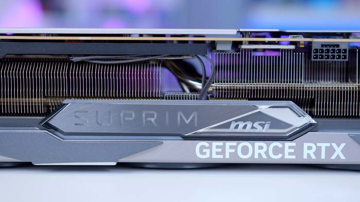 MSI 4080 Suprim X Logo and Heatsink