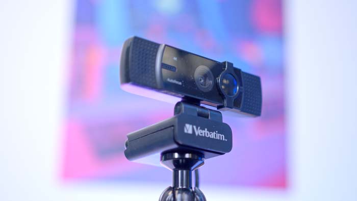 Verbatim 4K Webcam Wide on Tripod