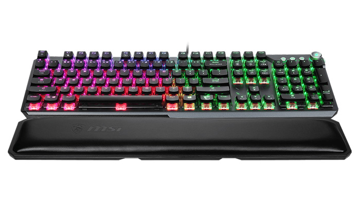 MSI Teclado para jogos Vigor GK71 Sonic US mecânico RGB Sonic Red Switches