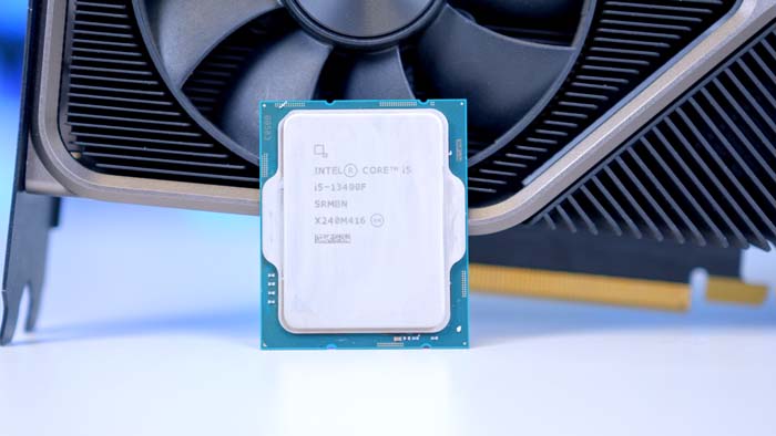Intel Core i5 13400F In Front of GPU