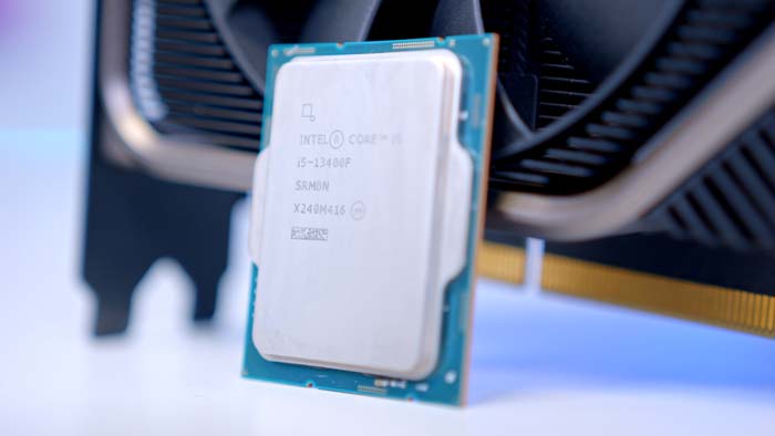 Intel Core i5 13400F Side On GPU