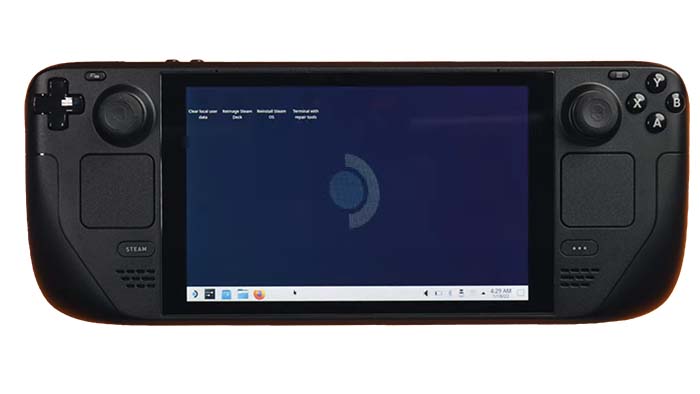 Reinstalling the Steam Deck OS