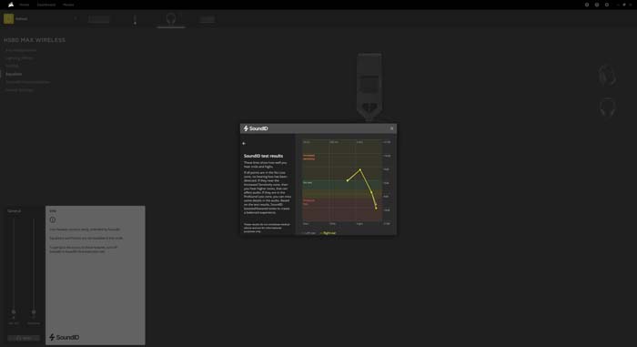 HS80 Wireless Max iCUE SoundID screenshot