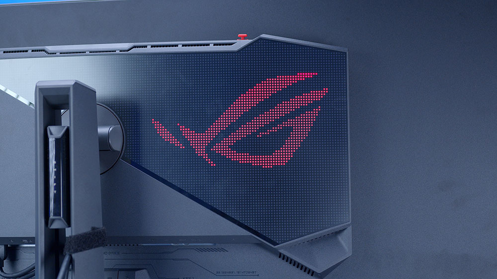 ASUS ROG Swift OLED PG49WCD ROG Logo Close-Up Resized