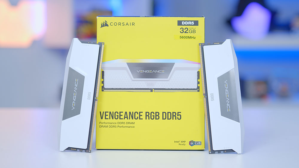 Corsair Vengeance RGB White DDR5 with Box Resized