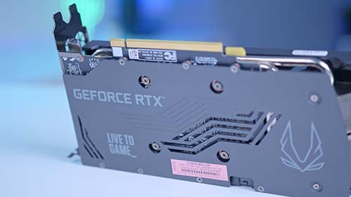 PI_Zotac RTX 3050 Backplate Close