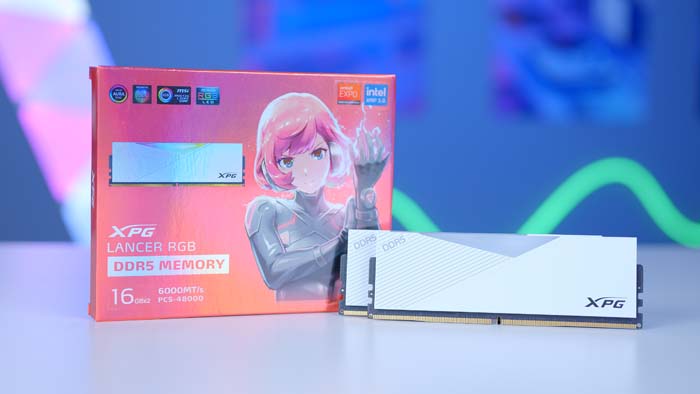 XPG Lancer RGB DDR5 White with Box