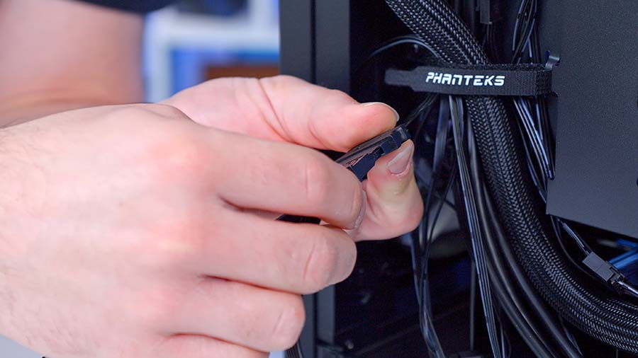 MPI_RX 7700 XT + Phanteks Eclipse G360A Cable Management