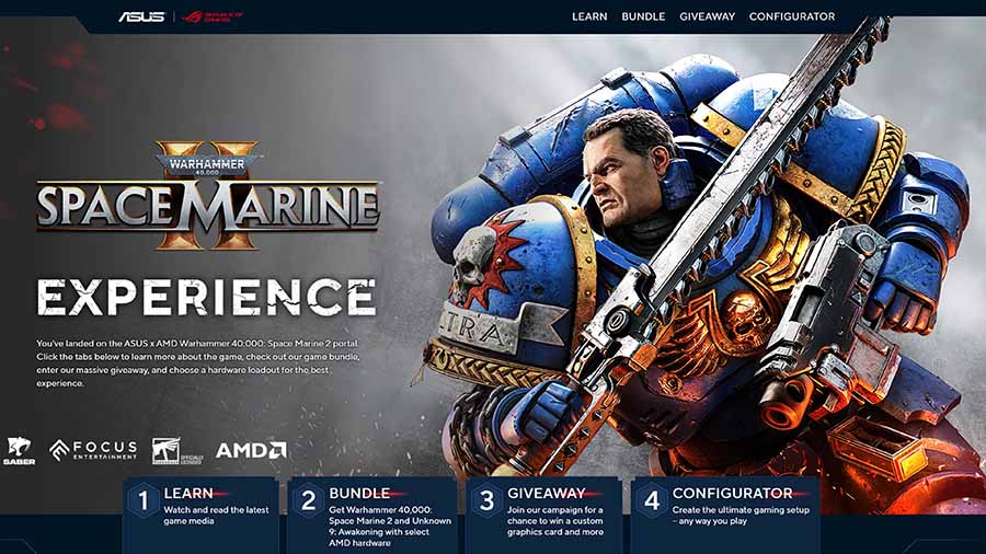 MPI_ASUS Space Marine 2 Landing Page