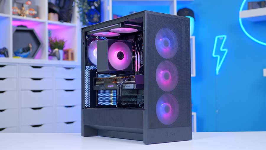 MPI_NZXT H5 Flow (2024) Build Wide