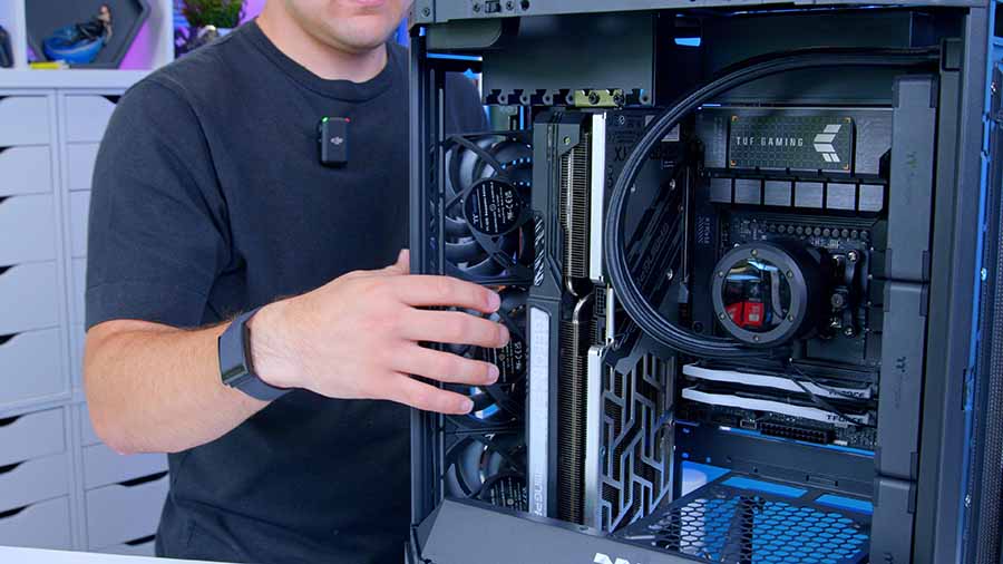 MPI_Thermaltake The Tower 600 Left Fans Install