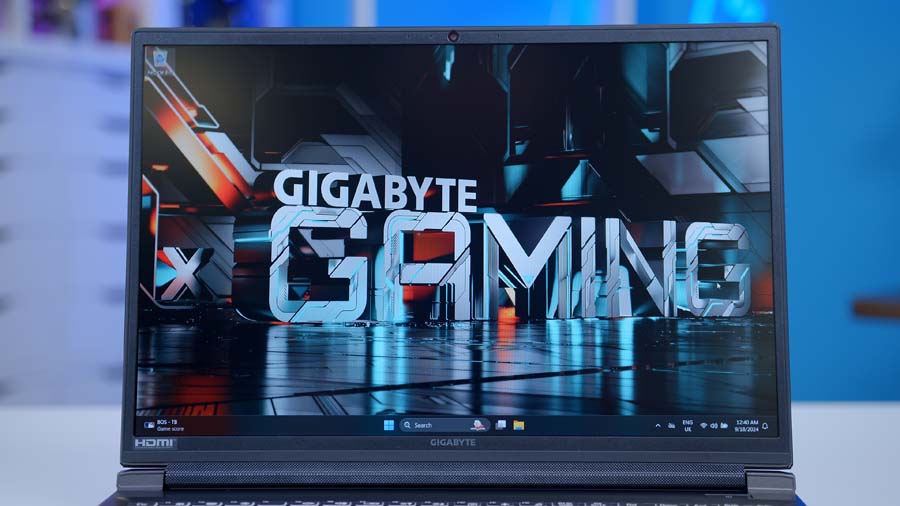 Gigabyte G6X screen