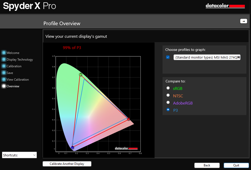 MSI MAG 274QRF QD E2 DCI-P3