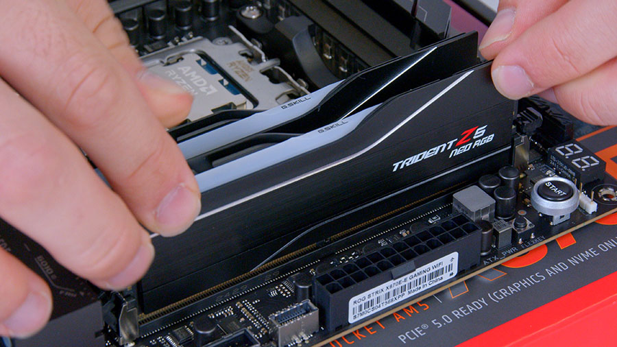 X870 Launch Build Dual RAM Installation