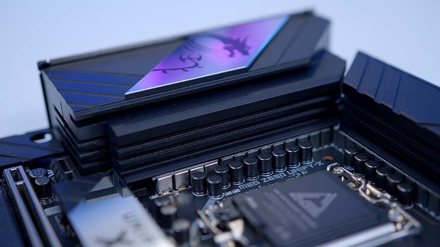 MPI_MSI MEG Z890 UNIFY-X Rear IO Heatsink