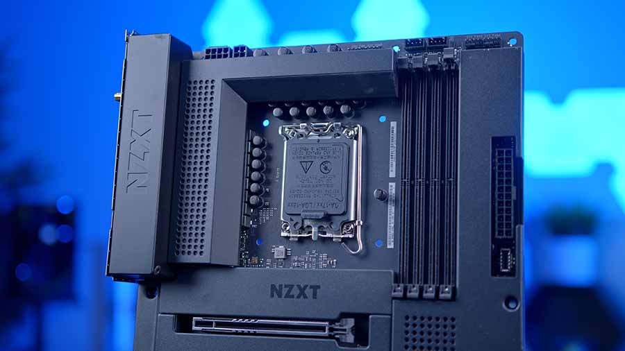 MPI_Thermaltake x 4080 SUPER Sim Rig Build NZXT N7 Z790 Closeup