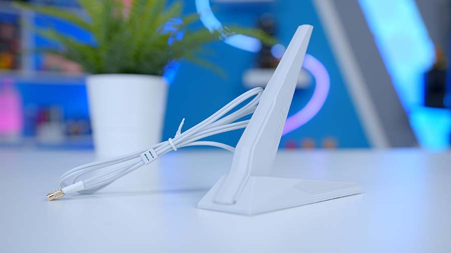 Antenna Wi-Fi Originale MSI Per Scheda Madre MPG Z490M GAMING EDGE WIFI, Tri-band 2.4/5/6GHz