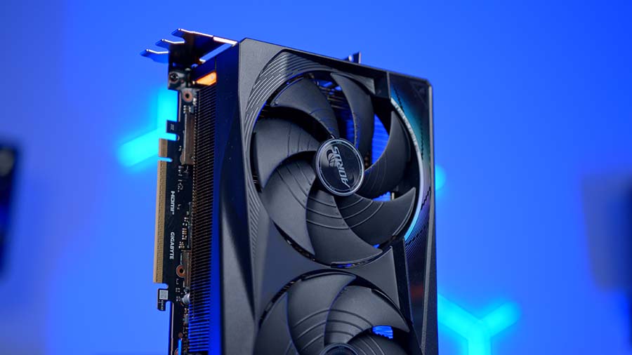 MPI_Gigabyte AORUS RTX 5070 Ti MASTER Fan Close Up