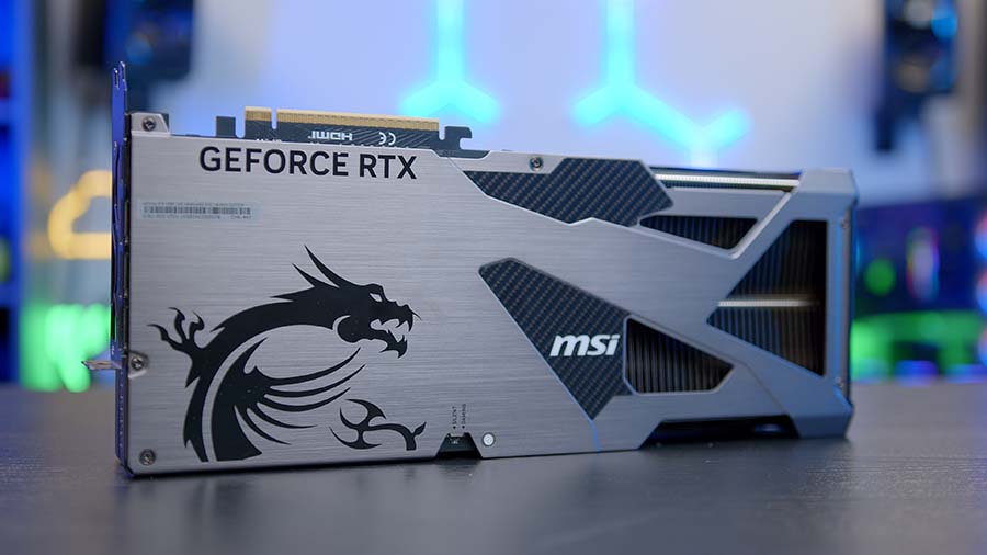 MPI_MSI RTX 5080 VANGUARD Backplate