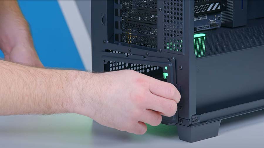 MPI_APNX C1 + ASUS 9070 XT PSU Faceplate Removal