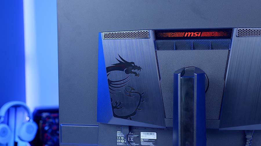 MPI_MSI MPG 322URX QD-OLED Vents & MSI Logo