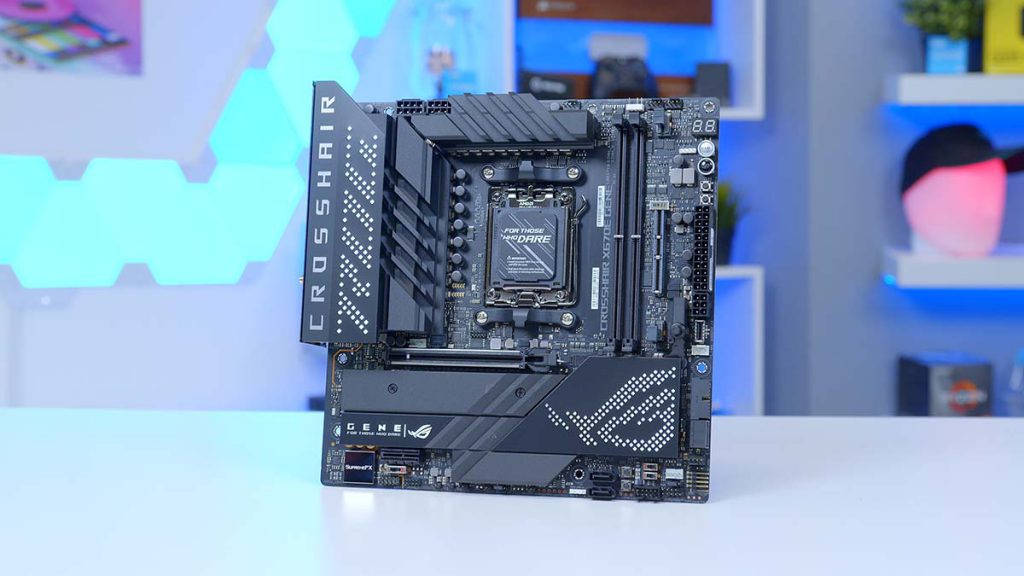 ASUS ROG Crosshair X670E Gene Motherboard Review – Features, Aesthetics ...