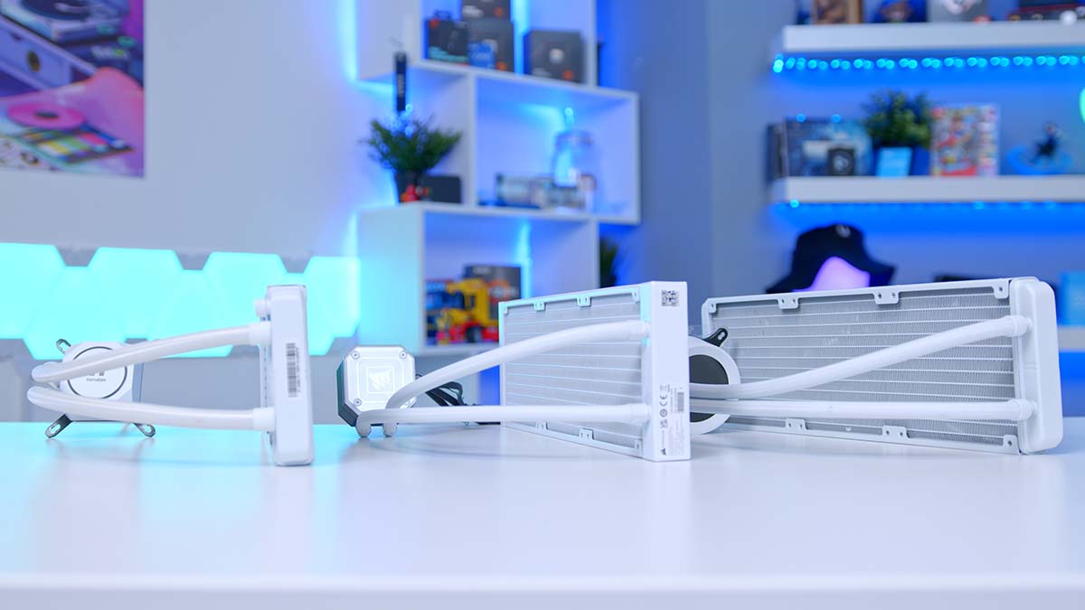 Best White Liquid Coolers Feature Image