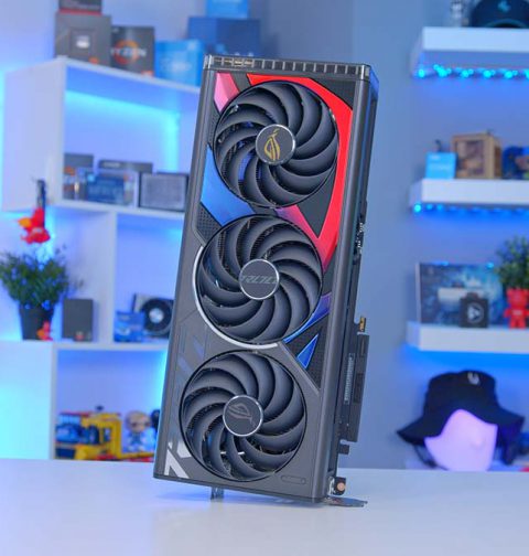 ASUS 4070Ti Standing Up