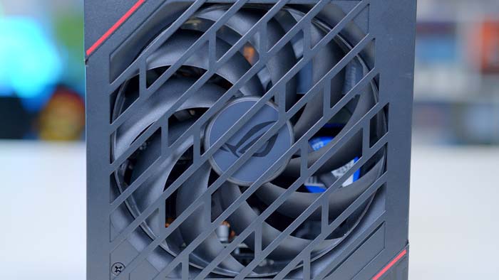 Asus ROG Strix 750W Fan Close-Up