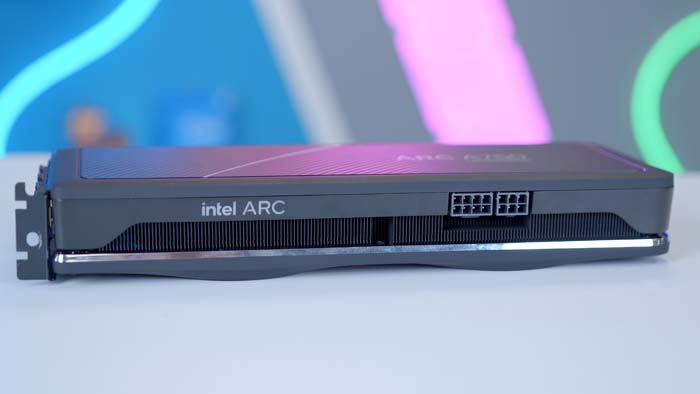 Intel Arc A750 Power Connectors