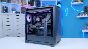自作PC Ryzen7 9700X 1TB Ridge FI_Gungnir-300R-4070-Ti-SUPER-