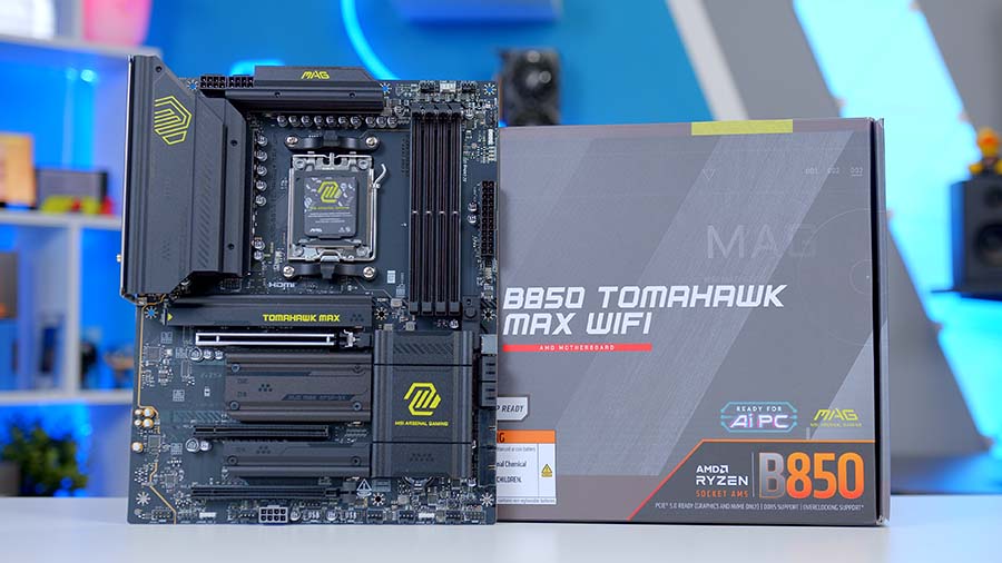MPI_MSI MAG B850 TOMAHAWK MAX WiFi With Box