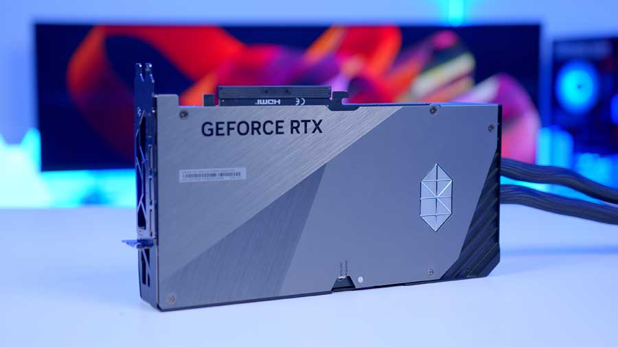 MPI_NVIDIA RTX 5090 Suprim Liquid GPU Back