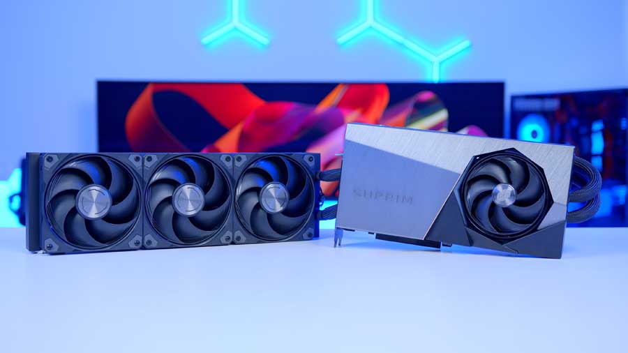 MPI_NVIDIA RTX 5090 Suprim Liquid GPU and Radiator