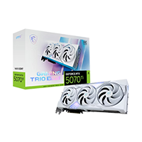 MSI GeForce RTX 5070 Ti Gaming Trio OC White product image