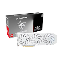 PowerColor Radeon RX 9060 XT Hellhound Spectral White product image